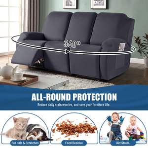 Sağlam Yatar Koltuk Örtüsü Elektrikli Kanepe Örtüsü Yıkanabilir Polyester Modern Özel Ev Dekorasyonu - Product Image 3