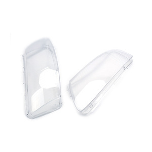 Cubierta de faro transparente de PC para Audi A6 C6 2006 2011 par izquierdo y derecho - Product Image 1
