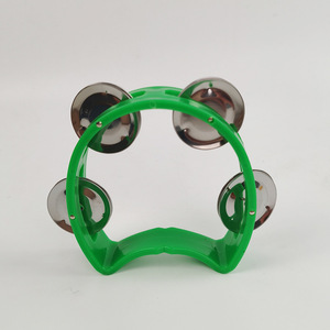 Campanas de flores de plástico, sonajeros de mano de doble fila con 4 campanas para niños, instrumentos musicales de 2 a 4 años, unisex - Product Image 2