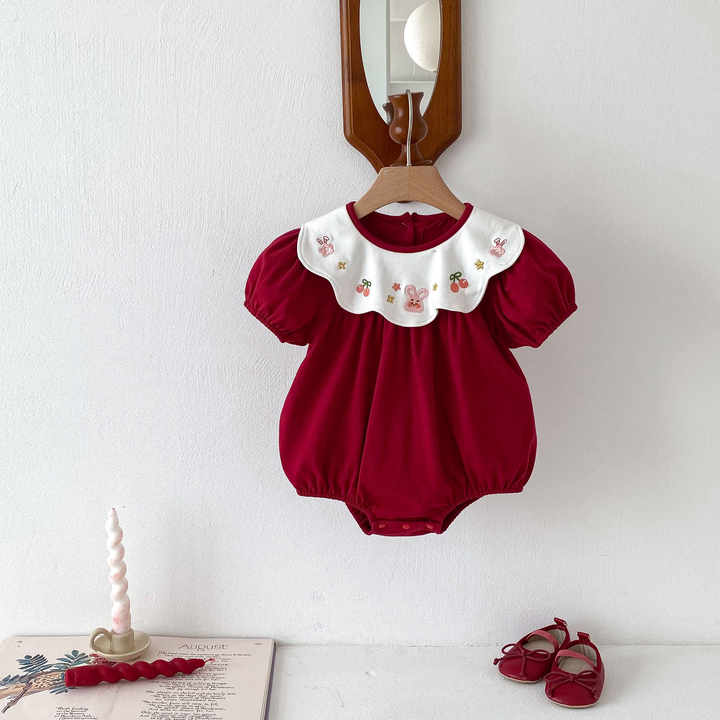 Baby Clothes Summer Newborn Toddler Short-Sleeved Bodysuit a Class ...