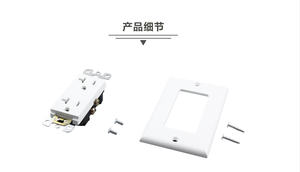 Mỹ cho Decora Duplex receptacle NEMA5-20R 20A 125V tự nối đất mở rộng ổ cắm 2 chúng tôi cắm tiêu chuẩn tường ổ cắm 2 20A - Product Image 6
