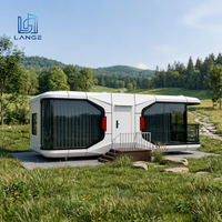 Maison-capsule spatiale toutes saisons, cabane préfabriquée isolée pour expéditions dans le désert et en montagne