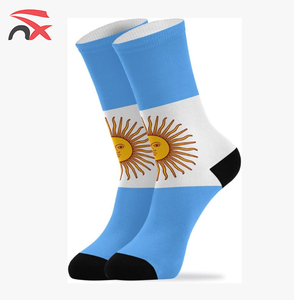 Calcetines Personalizados con la Bandera Nacional <span class=keywords><strong>de</strong></span> Canadá para Fanáticos del Fútbol, en Poliéster, para Animar a su Equipo, Gran Venta en Todos los Países - Product Image 3