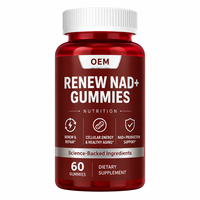 Gummies NAD Plus pour l'énergie cellulaire, l'âge sain, la production de NAD, la régénération, la réparation et le soutien nutritionnel quotidien pour le bien-être OEM