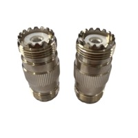 Bonne qualité UHF-KK adaptateur connecteur UHF femelle vers UHF femelle adaptateur connecteur UHF