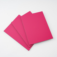 Panneau composite en aluminium (ACP/ACM) rouge uni, revêtu de PE, couleur et taille personnalisées, résistant à la décoloration, qualité extérieure pour mur extérieur de villa