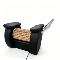 2026 Grand Rouleau de Massage Corporel pour Drainage Lymphatique et Soulagement des Douleurs Musculaires, Appareil de Fitness Noir pour Amincissement des Jambes et du Corps, Chaise de Massage