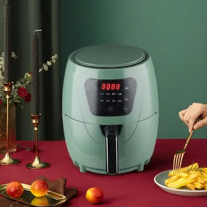 110V 220V 6L yeni tasarım yapışmaz ev pişirme Mini akıllı dijital hava fritöz fırın elektrikli fritöz yağ olmadan