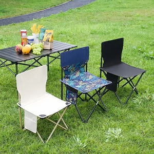 Silla de Camping Plegable de Metal, Portátil, Ultraligera, para Viajes, Ocio, Picnic, Playa, Pesca y Senderismo - Product Image 1