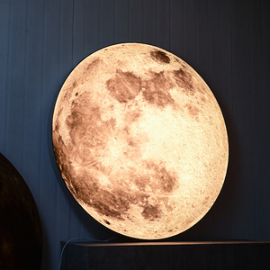Uv película suave caja de luz lunar personalizada Luna romántica iluminada señal atmósfera Sentido de señales de luz - Product Image 4