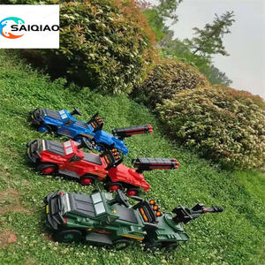 รถของเล่นไฟฟ้าสําหรับเด็กอเนกประสงค์ 8 ล้อพร้อมปืนเป็นที่นิยมในกลุ่มเด็กรายการของขวัญ Unisex ที่ใช้แบตเตอรี่ - Product Image 3