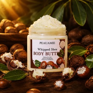 Beurre corporel fouetté au karité, crème hydratante naturelle, parfum frais, utilisation nocturne pour tous types de peau, soin du <span class=keywords><strong>visage</strong></span> et du corps, OEM, marque privée - Product Image 3