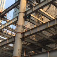 Structure en acier préfabriquée pour entrepôt, usine, vente de bâtiments à ossature métallique, bâtiments commerciaux préfabriqués en acier