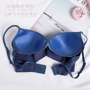 Sujetador Deportivo Sin Costuras para Mujer, con <span class=keywords><strong>Escote</strong></span> <span class=keywords><strong>Profundo</strong></span> en V, Logotipo Personalizado, Transpirable, Suave, con Efecto <span class=keywords><strong>Push</strong></span>-<span class=keywords><strong>Up</strong></span>, Tejido Sólido - Product Image 5