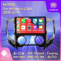 Reproductor de DVD para Auto MEKEDE Android 11 8 Núcleos 8+128G para Mitsubishi Triton L200 5 2015-2019, Radio para Auto, Car-play, GPS, Estéreo Android