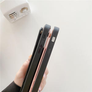 Funda de cuero con correa de cadena cruzada para mujer, billetera con soporte para ranura para tarjeta, espejo de maquillaje, para <span class=keywords><strong>iPhone</strong></span> 13, 12, 11 Pro Max - Product Image 4