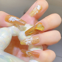 Nouveautés TSZS - Stickers pour ongles 3D à fleurs blanches printemps-été, autocollants floraux pour ongles, accessoires