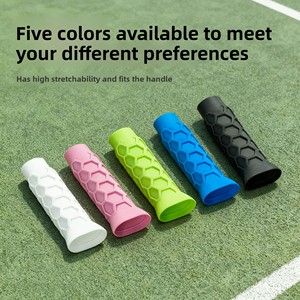 Overgrip de silicona de alta elasticidad para palas de pickleball y tenis, protector de mango hexagonal tipo panal, universal, fabricado en China - Product Image 3