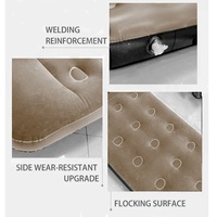 Matelas pneumatique gonflable floqué portable