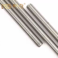 Hot Dipped Galvanized Zinc Plated Carbon Steel Flat Head Threaded Stud Rod Class 4.8/6.8 Unef Thread M12-M30 80mm-3000mm Naidian