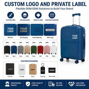 <span class=keywords><strong>Valise</strong></span> rigide PP de fabricant, ensemble de 3 pièces bleu sarcelle, à 4 roues pivotantes, coque géométrique, assortiment de stock - Product Image 4