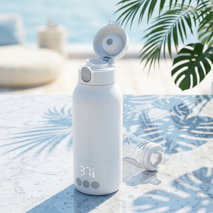 Calentador de Biberones Portátil Inalámbrico de 17oz, Recargable Tipo-C 100W para Viajes al Aire Libre y Alimentación del Bebé - Product Image 1