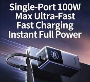 UGREEN พาวเวอร์แบงค์ 20000mAh พร้อมสายชาร์จในตัว รองรับการชาร์จเร็ว 130W PD สำหรับแล็ปท็อป สมาร์ทโฟน และแท็บเล็ต - Product Image 3