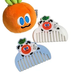 Peine para el Cabello Acrílico de Doble Cara con Diseño de Dibujos Animados, Divertido y Lindo, Personalizado, Hecho a Mano, Marca SQ, de Alta Calidad - Product Image 1