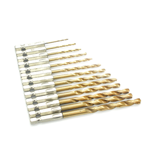 Jeu de 13 forets hélicoïdaux à tige hexagonale 1,5-6,5 mm en acier rapide HSS revêtu pour le bois, le plastique, l'aluminium, le fer, outils de perçage DIY - Product Image 2