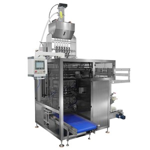 Automatic <b>Plastic</b> Pouch 4 Sides Bag Packaging Machine Snacks Candy peanuts Nuts Grains Rice Seeds Beans Granules Packing Machine - Product Image 2