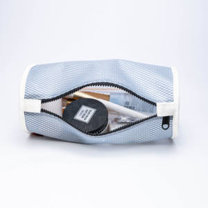 ISO BSCI fábrica al por mayor blanco EVA bolsa de cosméticos patrón de logotipo de moda bolsa de maquillaje con cierre de cremallera para artículos de tocador al aire libre - Product Image 5