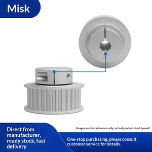 Clamping Type High-Torque Synchronous Timing <strong>Pulley</strong> S5M <strong>Series</strong> <strong>B</strong> Type-24-60 Teeth Groove Widths 11/17 Aluminum - Product Image 4