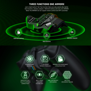 Botón Trasero Inalámbrico ARMOR-X para <span class=keywords><strong>Control</strong></span> de <span class=keywords><strong>Xbox</strong></span> Series S/X, Compatible con PS4/Win/Switch/<span class=keywords><strong>Xbox</strong></span> <span class=keywords><strong>ONE</strong></span>, Accesorios para Gamepad - Product Image 3