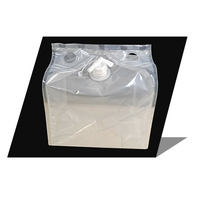 Sac à eau vertical aseptique en PE personnalisé 10L-20L avec valve thermoscellée, emballage recyclable imprimé en héliogravure pour AdBlue, sirop, jus, soda, cola
