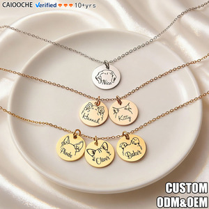 CAIOOCHE Pendant <strong>Necklaces</strong> <strong>for</strong> Women Waterproof Pet <strong>Necklace</strong> Custom Commemorative Oem Stainless Steel Jewelry Gift <strong>for</strong> <strong>Sister</strong> - Product Image 1