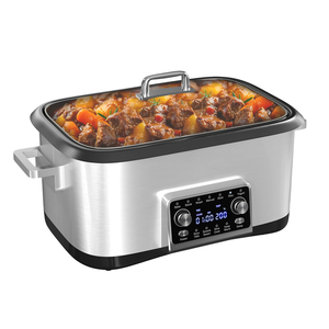 Cuisinière à cuisson lente numérique programmable de 7 litres avec revêtement céramique, fonctions maintien au chaud, sauté, cuisson à la vapeur pour les réunions de famille - Product Image 6