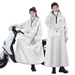 אופנתי עמיד למים אוקספורד אוקספורד אופנתי עמיד למים עבור גברים נשים ללבוש גשם חד-מעובה לנסיעה בחוץ - Product Image 4