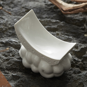 ชุดภาชนะหินใส่ของหวานแบบนอร์ดิกจานผลไม้เซรามิกสุดสร้างสรรค์แบบเรียบง่ายสำหรับงานแต่งงาน - Product Image 4