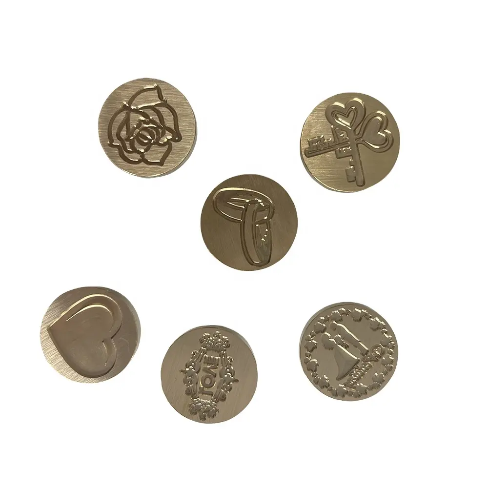 Varios sellos de cobre sellados