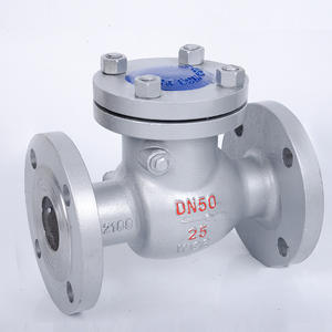 Vanne de retenue horizontale en acier moulé H44H-16CDN50 Vanne de retenue à clapet à bride unidirectionnelle pour les milieux acides, huileux, gazeux et aqueux - Product Image 2