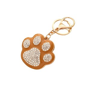 Creative <b>Cartoon</b> Bear Paw Rhinestone Keychain Tassel Bag Charm for Women Fashion Trendy Key <b>Ring</b> Accessory Japan Korea Style - Product Image 5