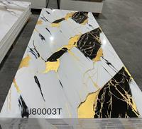Panneau mural en plastique à impression numérique marbrée, alternative au marbre UV, panneaux en PVC pour hôtel