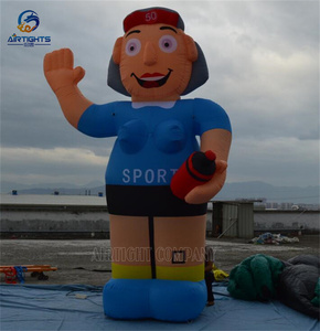 Ballon de dessin animé gonflable Holland Sarah Sportswoman d'approvisionnement direct d'usine pour des événements - Product Image 2