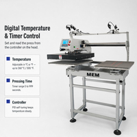 Presse à chaud pneumatique double station TQ 4050 MEM pour t-shirts, 40x50 cm, 16-20 pouces, vente en gros