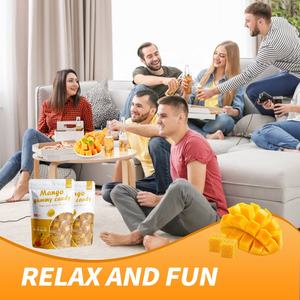 Kotak botol besar bersertifikat Halal yang sangat baik Chewy Juicy lembut Mango permen buah makanan ringan rasa manis kualitas ekspor - Product Image 4