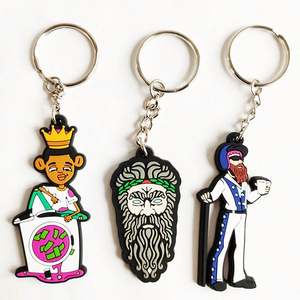 Custom Soft Plastic Pvc Key Holder <b>Personalized</b> logo 2d 3d Shaped Pvc <b>Keychains</b> - Product Image 5