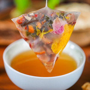 Tisana Antietà alle <span class=keywords><strong>Erbe</strong></span> 250g Ginseng Naturale Certificato GMP Formula Professionale Vitalità Bellezza Tè in Piramide - Product Image 1
