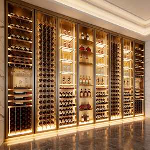 Cantinetta Vino di Lusso da 3.0 Cu Ft in Acciaio Inox a Doppia Zona con Illuminazione LED, Ecologica, Porta in Vetro, Elettrica - Product Image 4