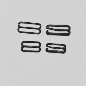 Ofrecemos hebillas en forma de ocho y nueve con revestimiento metálico, en stock, de 10 mm a 25 mm de diámetro, para sujetadores y ropa interior ajustables. - Product Image 1