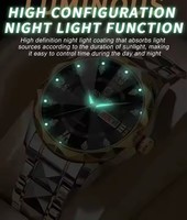 BINBOND 2521 B2521 Harga Terjangkau Laris Manis Jam Tangan Bisnis Kasual Fashion Kalender Bercahaya Quartz Pria untuk Pria Montre Reloj
